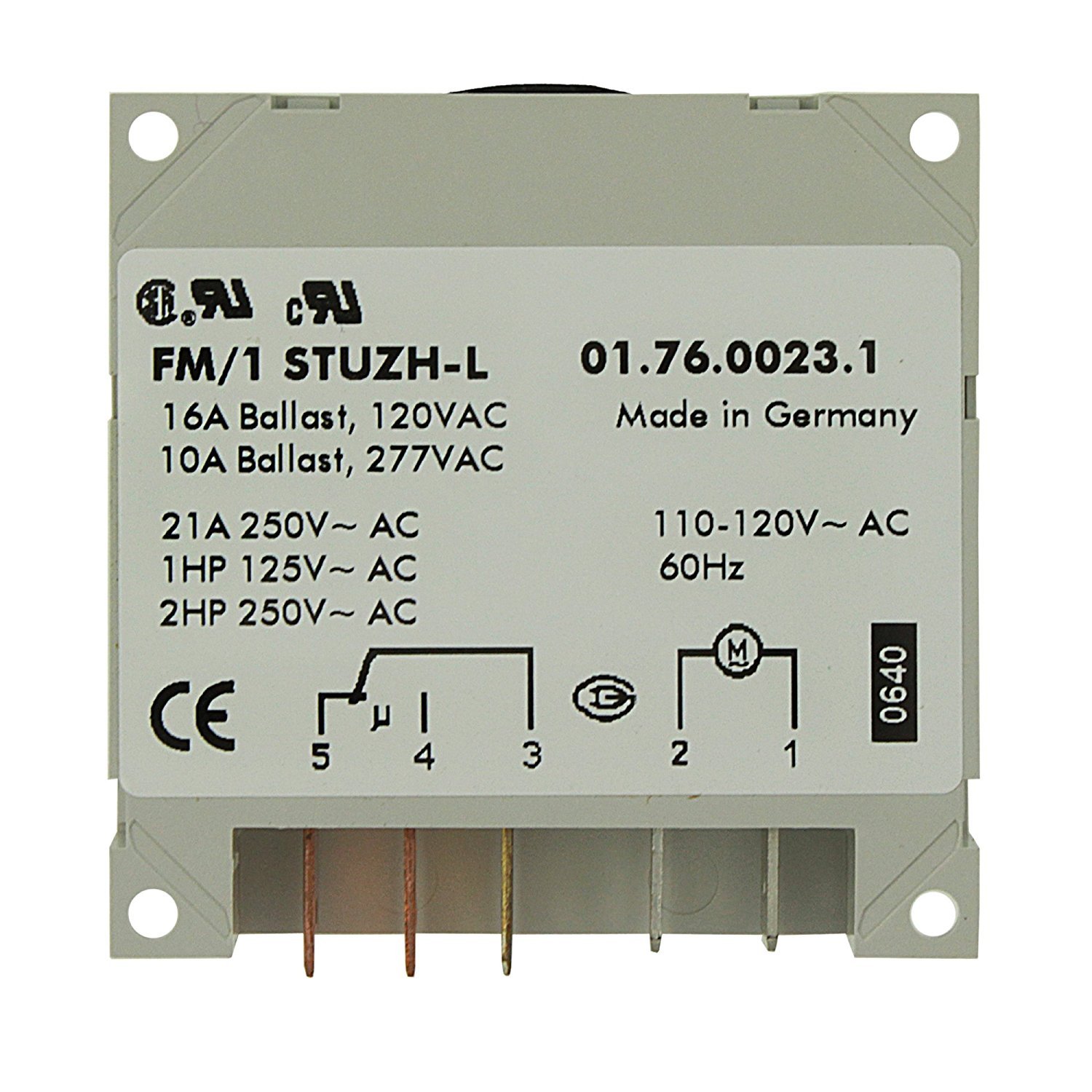 Intermatic FM/1 Series 24-Hour Mechanical Timer with Manual Override - STUZH-L | Ideal for Home Appliances, Lighting Control & Energy Savings