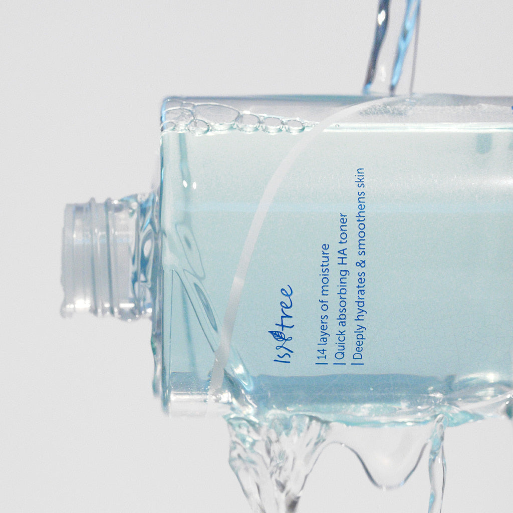 Isntree Ultra Low Molecular Hyaluronic Acid Toner 300ml - Hydrating Facial Toner for Dry & Sensitive Skin | Daily Skincare Routine, Morning & Night Use