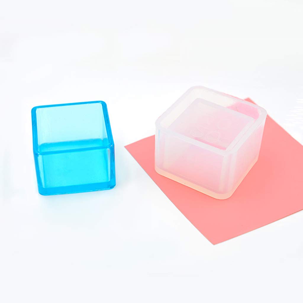 DIY Silicone Cube Flower Pot Mold - Cement Concrete Planter & Soap Making Molds for Garden, Home Decor, and Handmade Crafts | Perfect for DIY Projects, Wedding Favors, and Unique Gifts