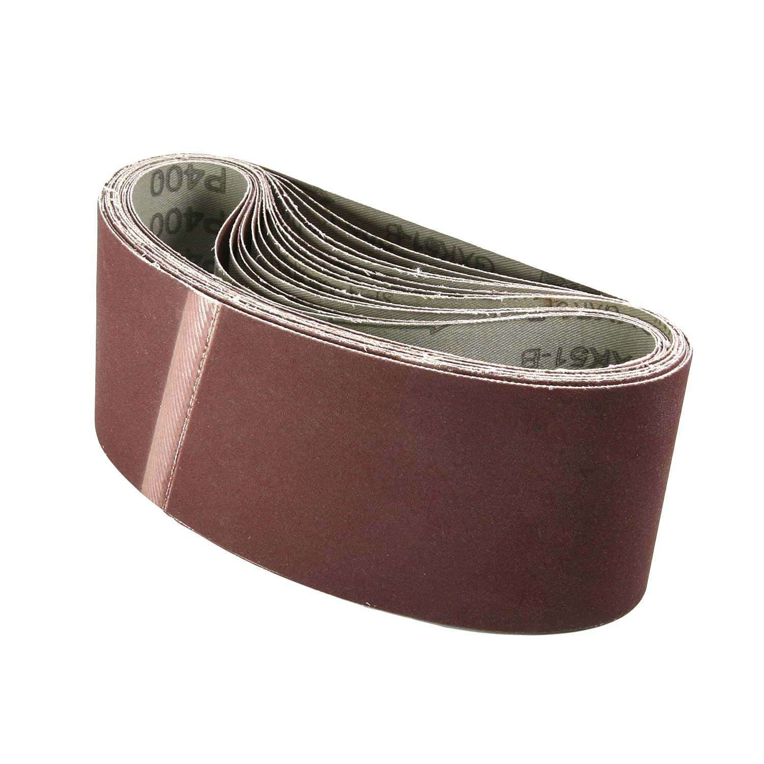 Utoolmart 2.9x18 Inch 320 Grit Aluminum Oxide Sanding Belt - 5 Pack for Wood Finishing, Metal Polishing & Drywall Sanding | Compatible with Portable Belt Sanders & Sharpening Tools | Ideal for DIY Projects, Furniture Refinishing & Home Renovation