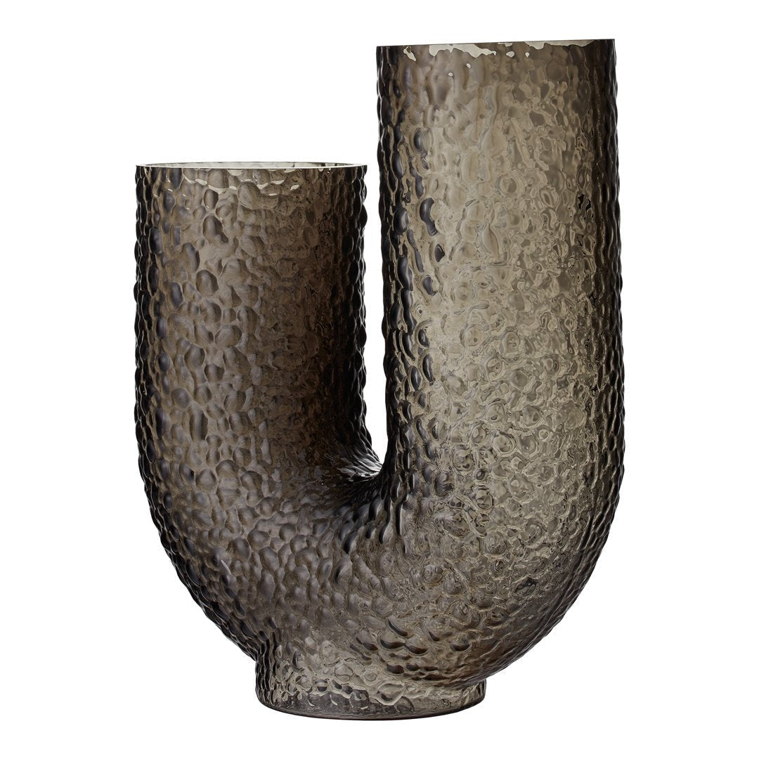 Aurora Glass Vase - Elegant Handmade Clear Flower Vase for Home Decor, Wedding Centerpieces & Tabletop Arrangements