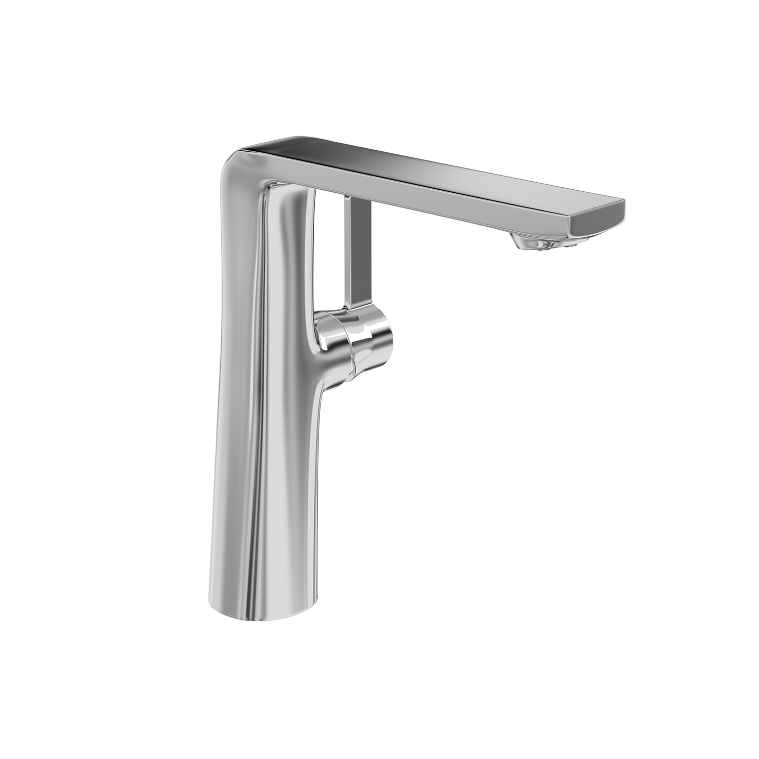 DAX 8226A Single Handle Bathroom Vessel Sink Faucet - 8 3/4 Inch Spout Height, Brass Construction with Chrome Finish - Perfect for Modern Vanities and Powder Rooms