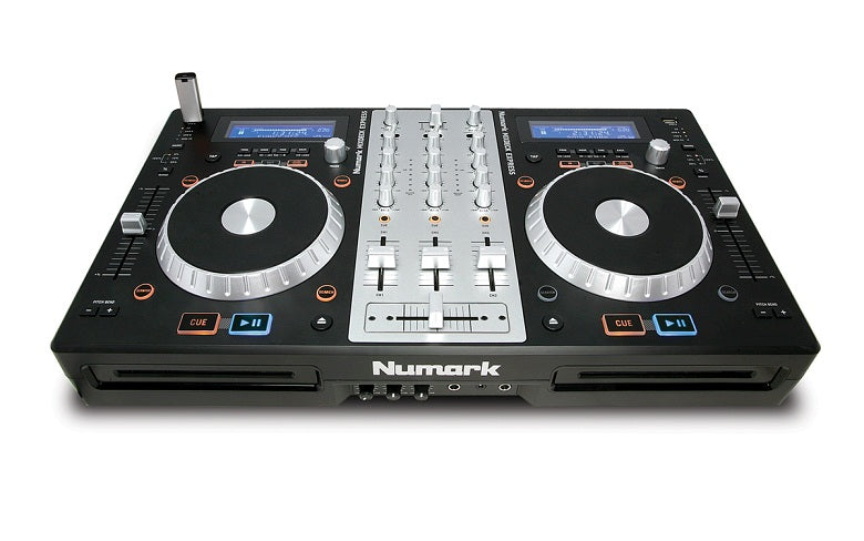 Numark MixDeck Express DJ Controller - Professional USB Mixer for Serato DJ Lite | Perfect for Home Parties, Clubs & Mobile DJs