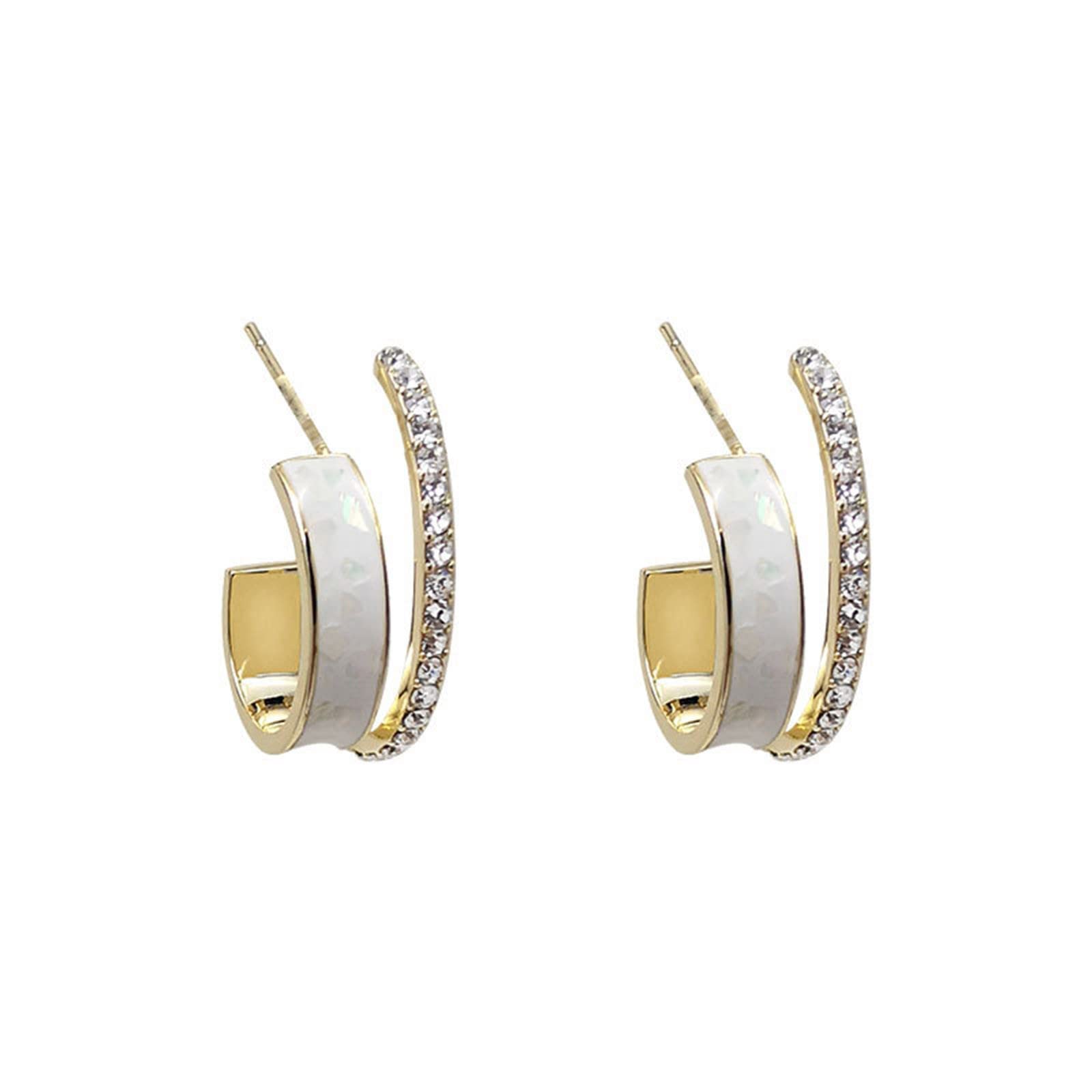 2022 French Rams Earrings for Women - Sterling Silver Light Luxury Summer Earrings - Elegant & High-End Jewelry for Parties, Weddings & Daily Wear