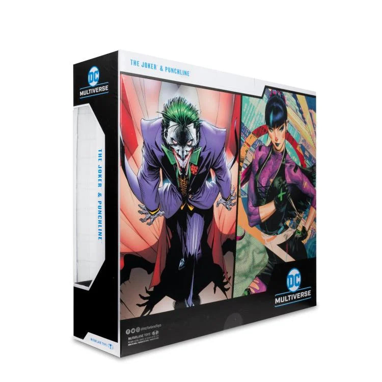 The Joker & Punchline Action Figure 2-Pack – DC Multiverse by McFarlane Toys – Perfect for Collectors, DC Fans & Comic Book Displays