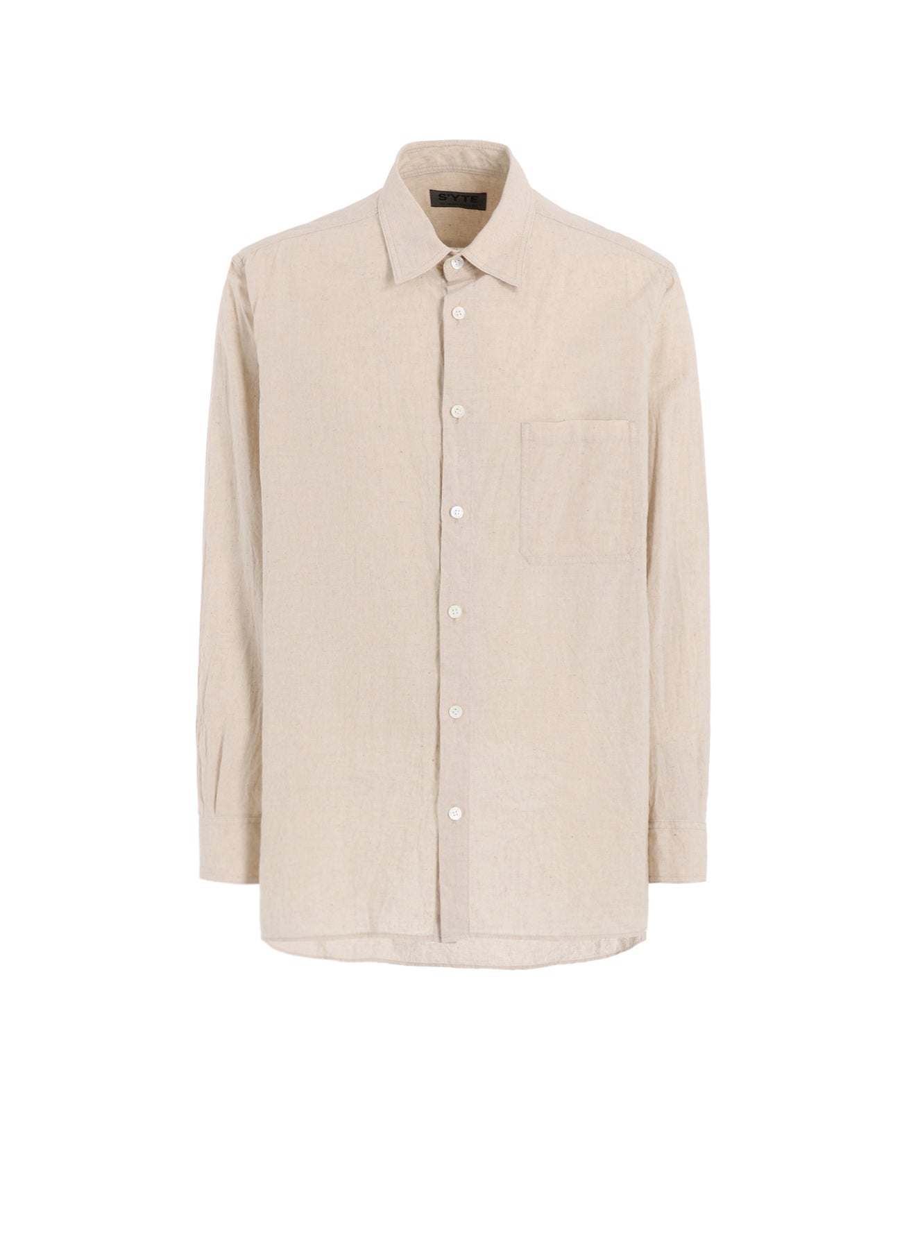 Premium Cotton Linen Poplin Shirt - Relaxed Fit, Classic Collar for Men | Casual Wear, Office & Outdoor Activities