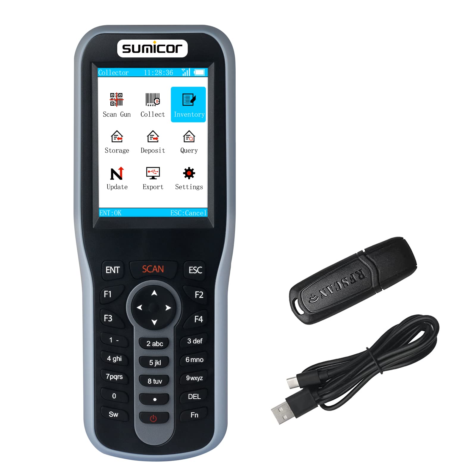 **Sumicor Wireless 1D Barcode Scanner - 2.8