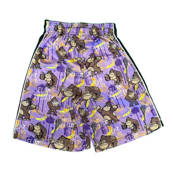 Boys Gorilla Lax Shorts - Comfortable Athletic Shorts for Lacrosse & Sports | Perfect for Training, Games & Outdoor Activities