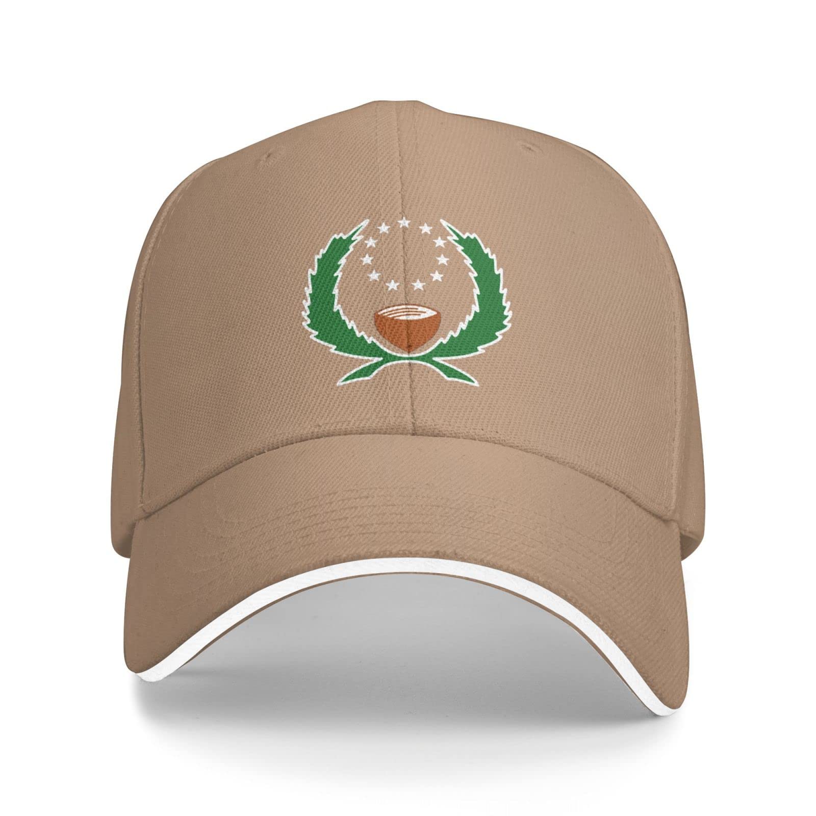 Pohnpei Flag Baseball Golf Cap - Adjustable Trucker Hat for Outdoor Sports & Casual Wear - Perfect for Golf, Baseball, and Everyday Use