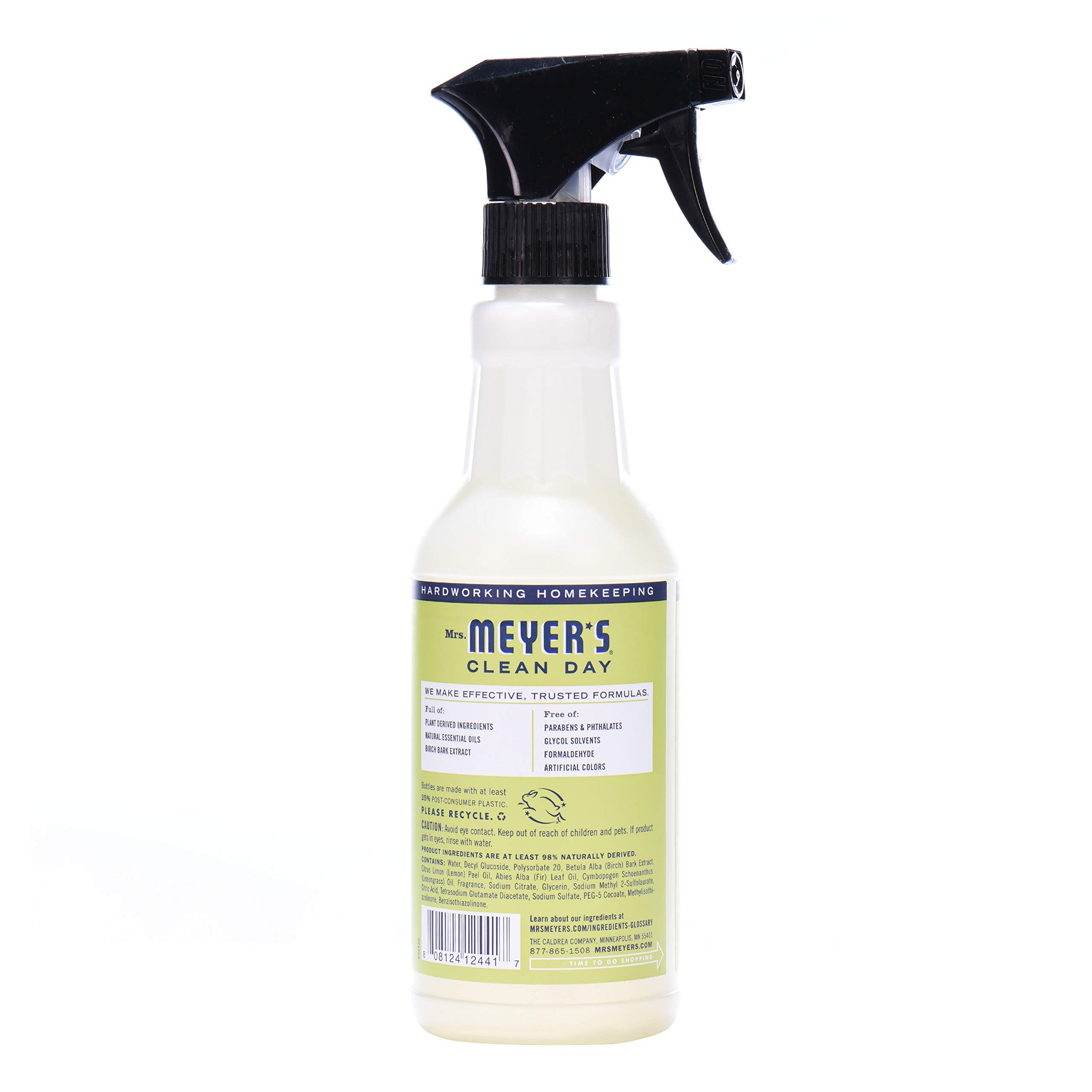 Mrs. Meyer's Clean Day All-Purpose Cleaner Spray - Lemon Verbena Scent, 16 fl oz | Natural Multi-Surface Cleaner for Kitchen, Bathroom & Home | Eco-Friendly & Biodegradable Formula