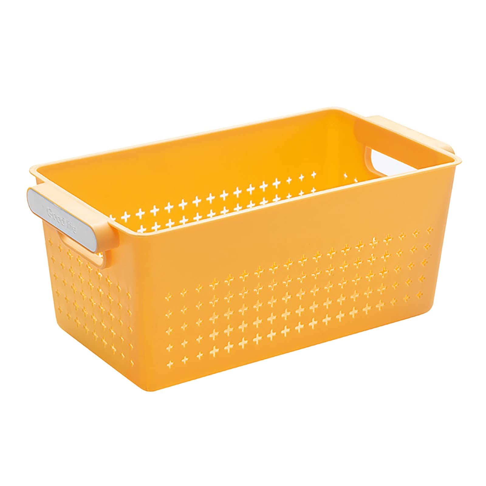 Plastic Food Storage Container Organizer Box - Airtight Kitchen Pantry & Refrigerator Organizer for Small Bags, Snacks, Spices - Perfect for Countertop, Cabinet & Home Organization (Yellow, One Size) - Ideal for Meal Prep, Leftovers & Decluttering Your Kitchen Space