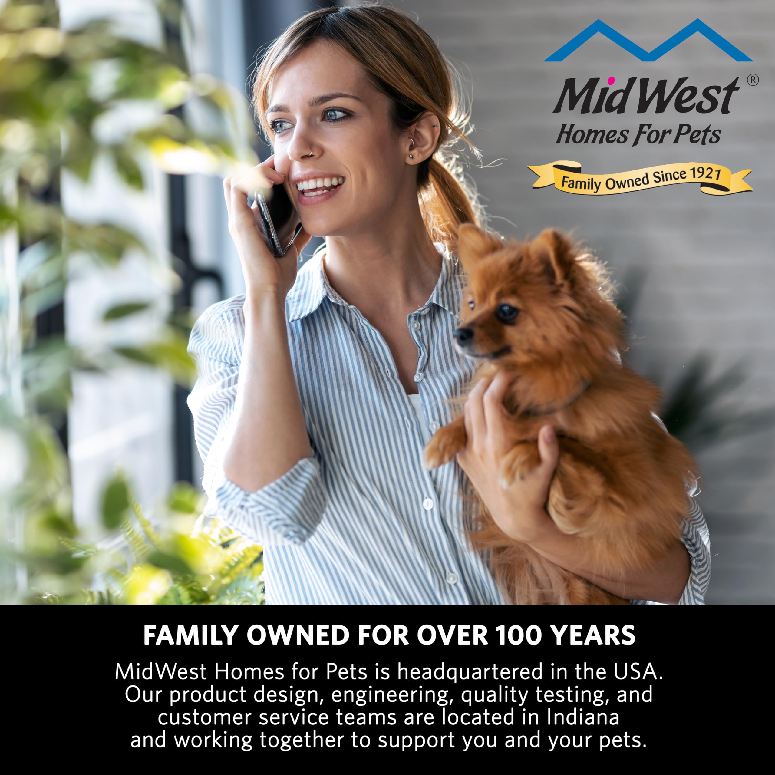 MidWest Homes for Pets Dog Crate Cover - Black 42-Inch Privacy Cover for Midwest Dog Crates | Machine Washable & Dryable | Perfect for Home, Travel & Vet Visits