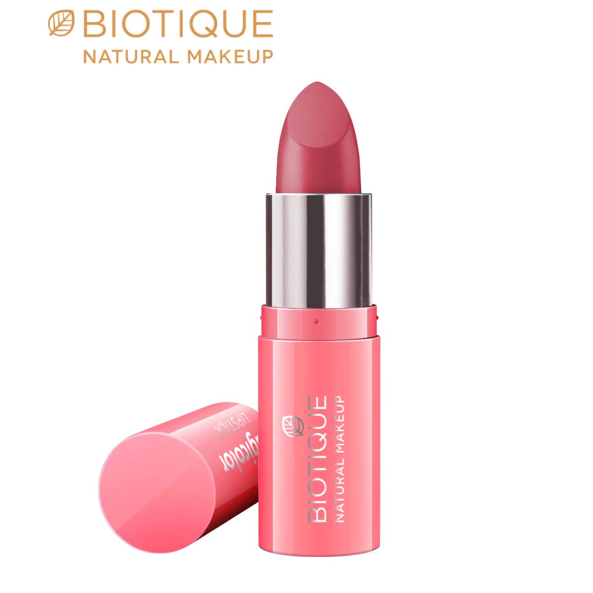 Biotique Natural Magicolor Lipstick - Barely There & Twinkle Pink, 4g | Organic, Long-Lasting, Cruelty-Free Lip Color | Perfect for Everyday Wear, Date Night & Special Occasions