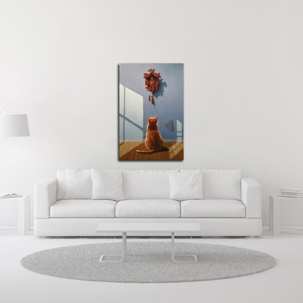 Lucia Heffernan 'A Timely Lunch' Canvas Art Print - Ready to Hang Wall Decor for Dining Room, Kitchen & Office