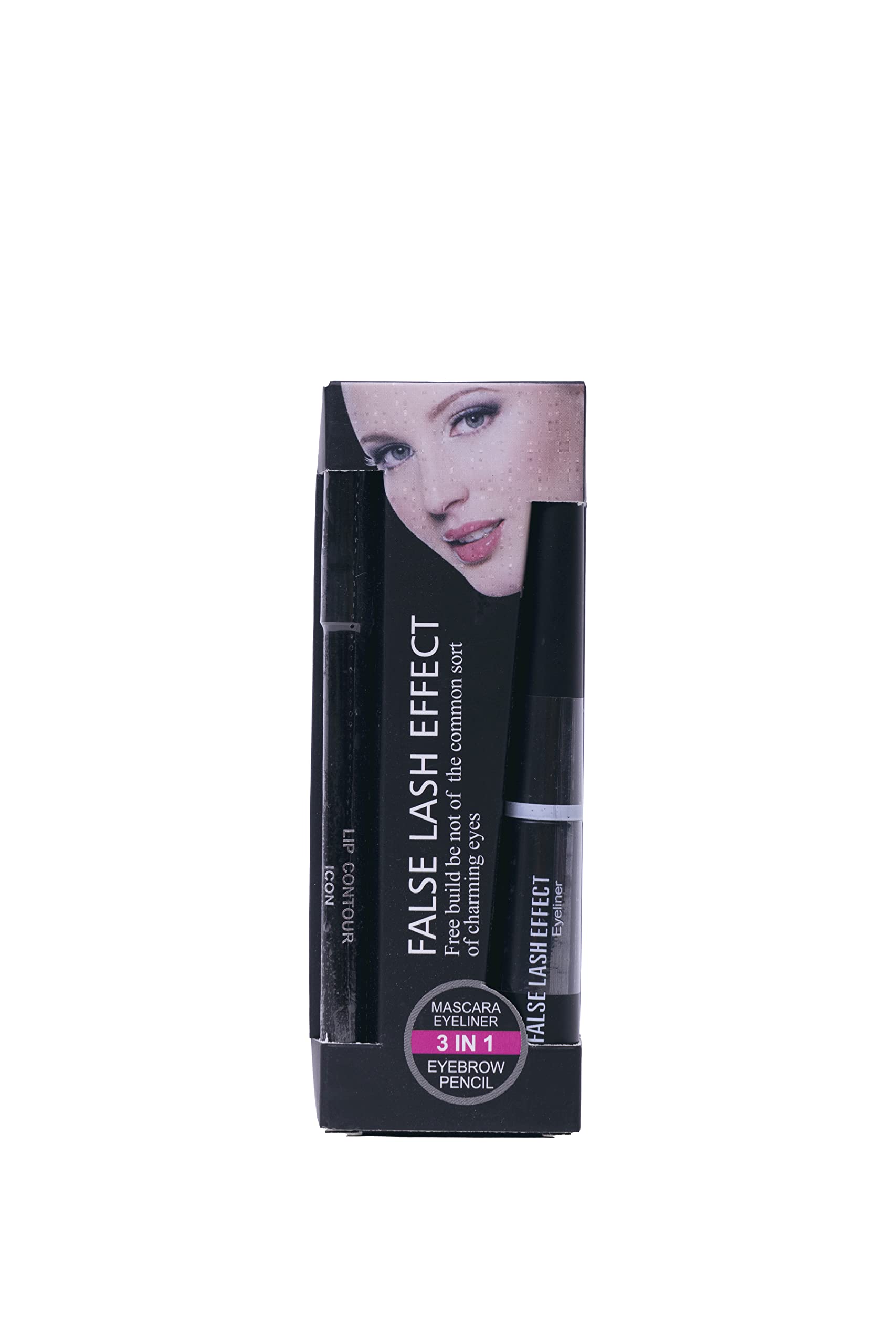 ClubBeauty 3-in-1 Eyeliner Set - Waterproof Liquid Eyeliner, Volumizing Mascara & Smudge-Proof Kajal (3-Piece Kit) | Perfect for Day to Night Makeup, Party Looks & Professional Makeup Artists