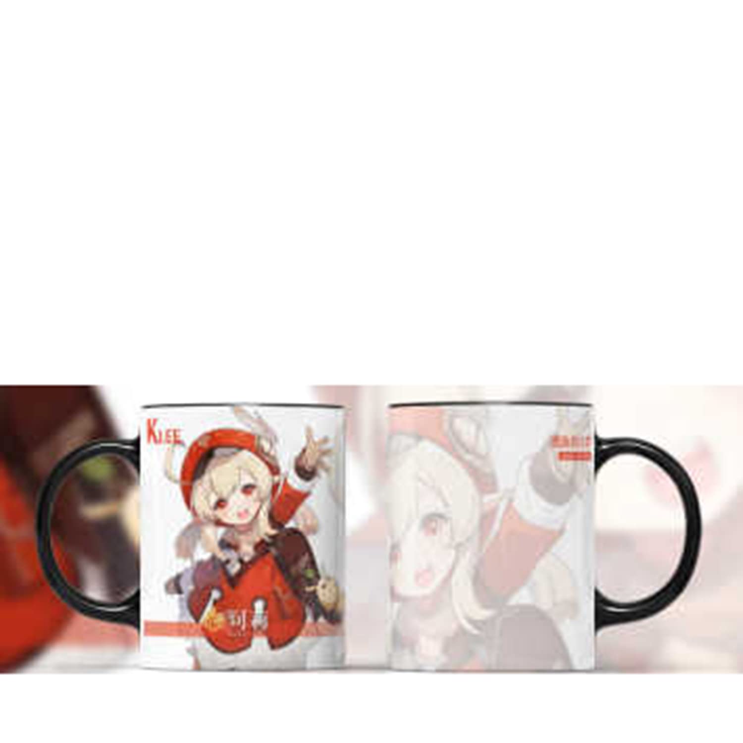 Genshin Impact Klee Color Changing Ceramic Mug - Anime Coffee Cup for Game Fans, Unisex Birthday Gift - Perfect for Gaming, Collecting & Hot Drinks