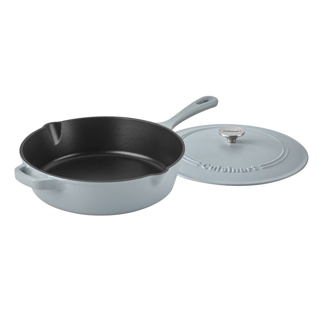Cuisinart 12-Inch Matte Grey Chicken Fryer – Deep Fryer for Crispy Fried Chicken, French Fries & More – Perfect for Home Cooking & Entertaining