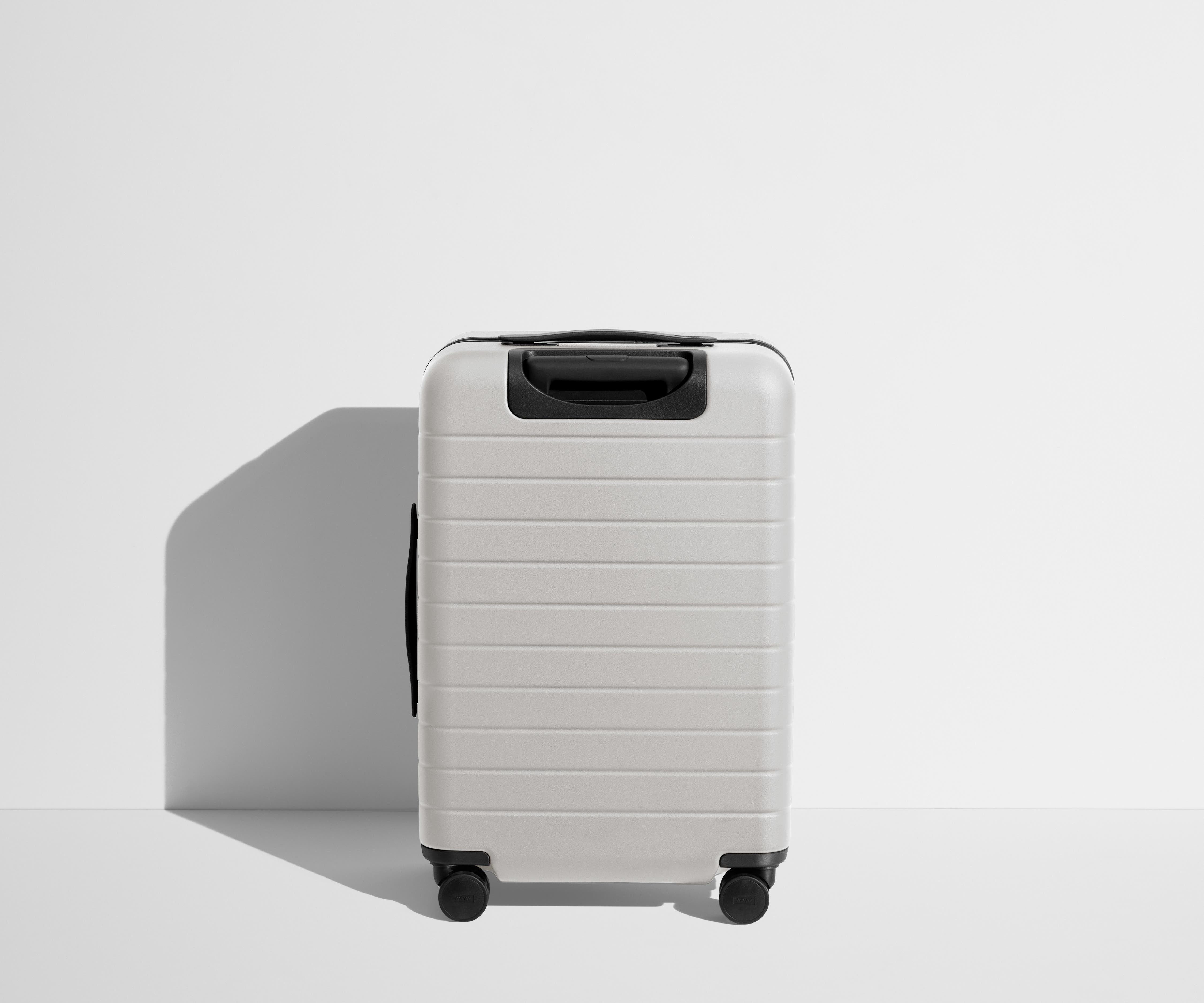 The Bigger Carry On Flex Suitcase in Cloud Gray - Lightweight Expandable Luggage for Travel, Business Trips & Weekend Getaways