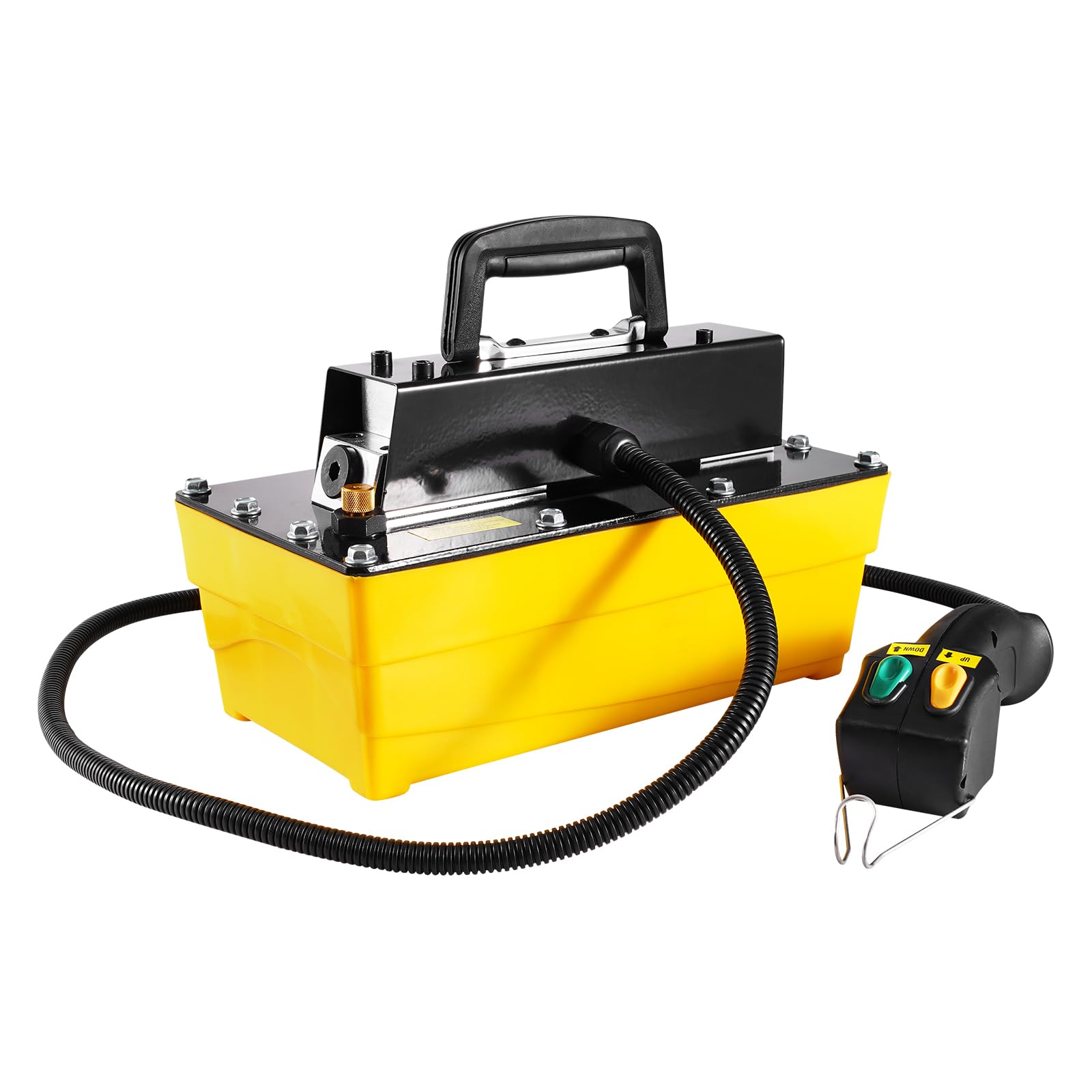 VEVOR 10,000PSI Air Hydraulic Pump with 0.61 Gal Reservoir - 3/8
