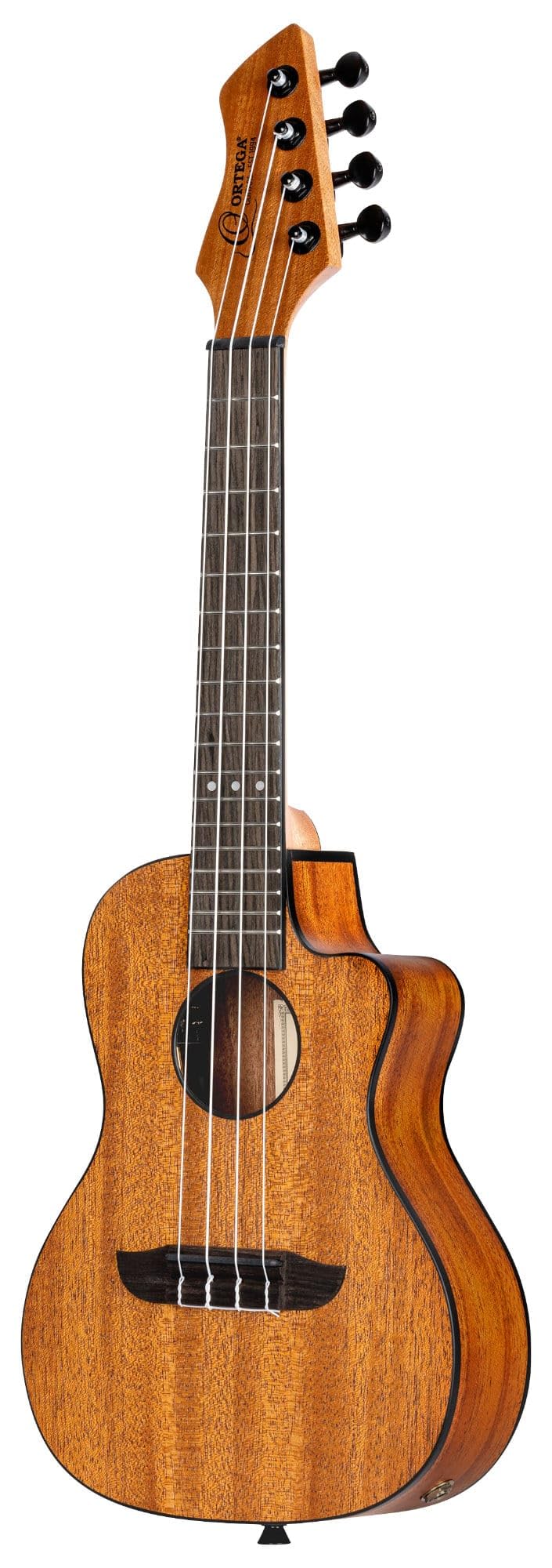 Ortega Horizon Series RUHZ-CE-MM 4-String Concert Acoustic-Electric Ukulele with Reverse Headstock - Right-Handed Natural Finish | Perfect for Live Performances, Studio Recording & Travel Musicians