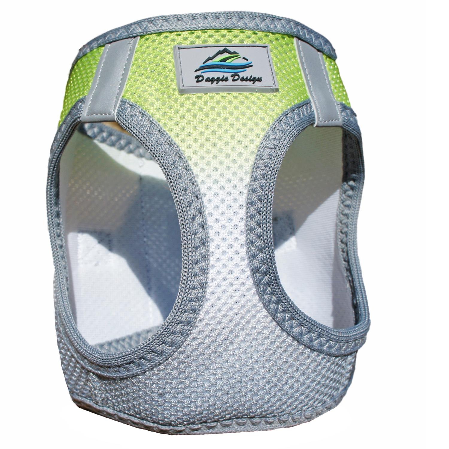 DOGGIE DESIGN American River Dog Harness - Ombre Collection in Limestone Gray | Adjustable No-Pull Vest for Small Medium Large Dogs | Perfect for Hiking, Running & Outdoor Adventures