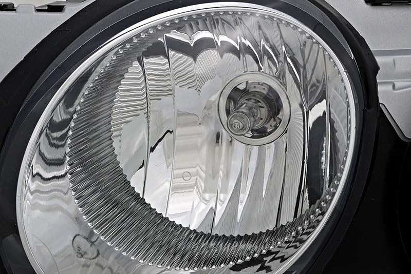 2005-2007 Buick LaCrosse/Allure Halogen Headlight Assembly Set - Driver & Passenger Side Replacement Lamps - Perfect for Night Driving & Foggy Conditions