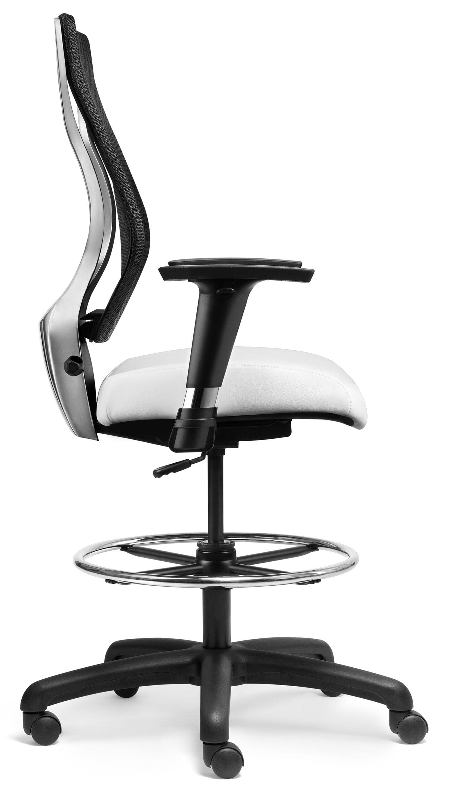 Allseating You Contemporary Drafting Stool [84019] - Adjustable Height Ergonomic Office Chair for Architects & Designers - Perfect for Home Office, Studio & Workspace