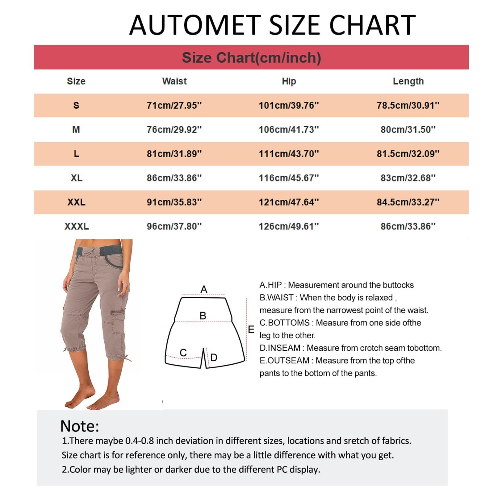Lightweight Summer Pants for Women - Outdoor Casual Sports Trousers with Pockets | Perfect for Hiking & Travel