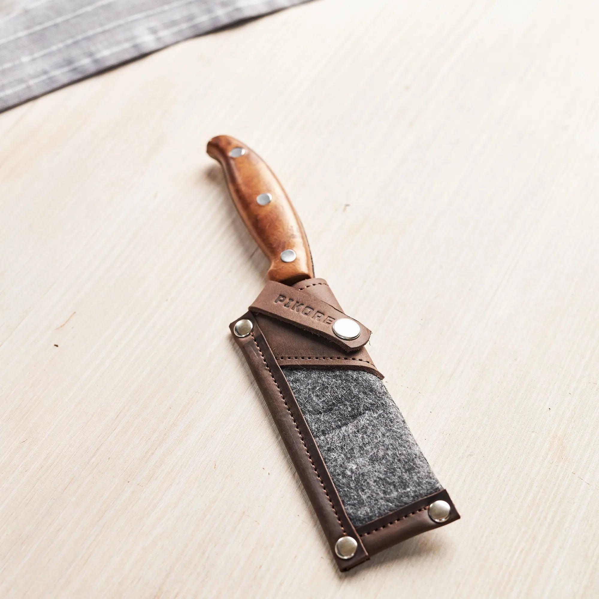 Premium Genuine Leather Knife Cover - Durable & Protective Sheath for Kitchen, Hunting & Outdoor Knives | Perfect for Camping, Cooking & Everyday Use