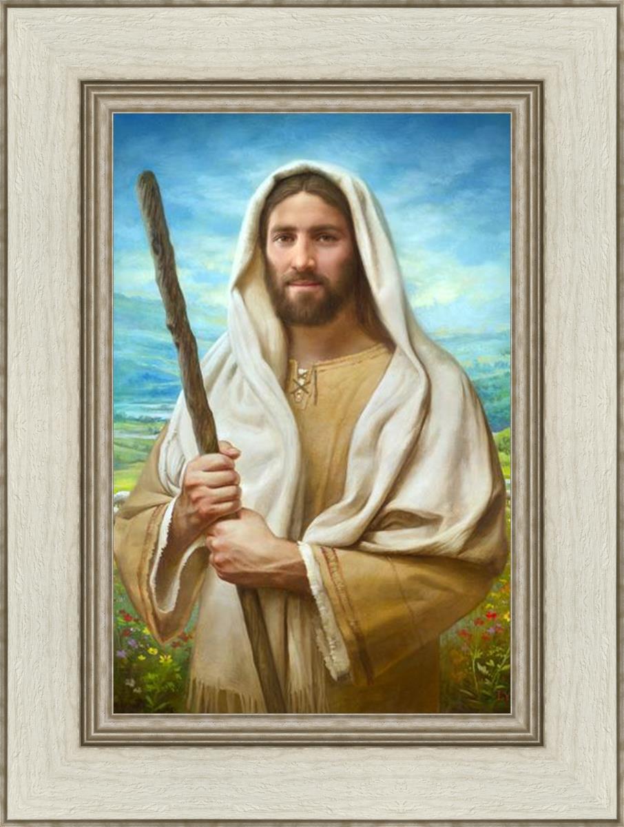 Feed My Sheep by Howard Lyon - Inspirational Christian Art Print for Home, Office & Church Decor - Perfect for Gifts & Spiritual Encouragement