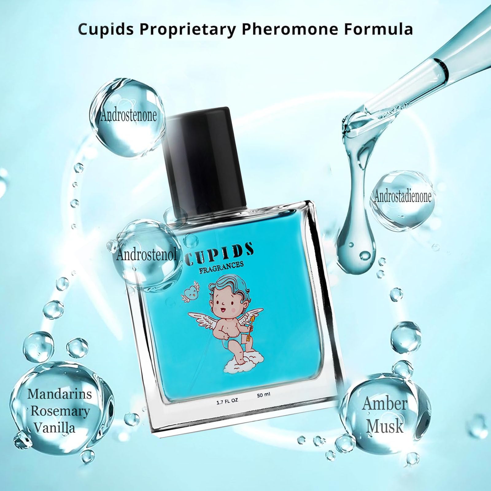 Best Cupids 2.0 Cologne for Men - Pheromone-Infused Attractant Scent (2-Pack) | Long-Lasting Fragrance for Dates, Nightlife & Special Occasions