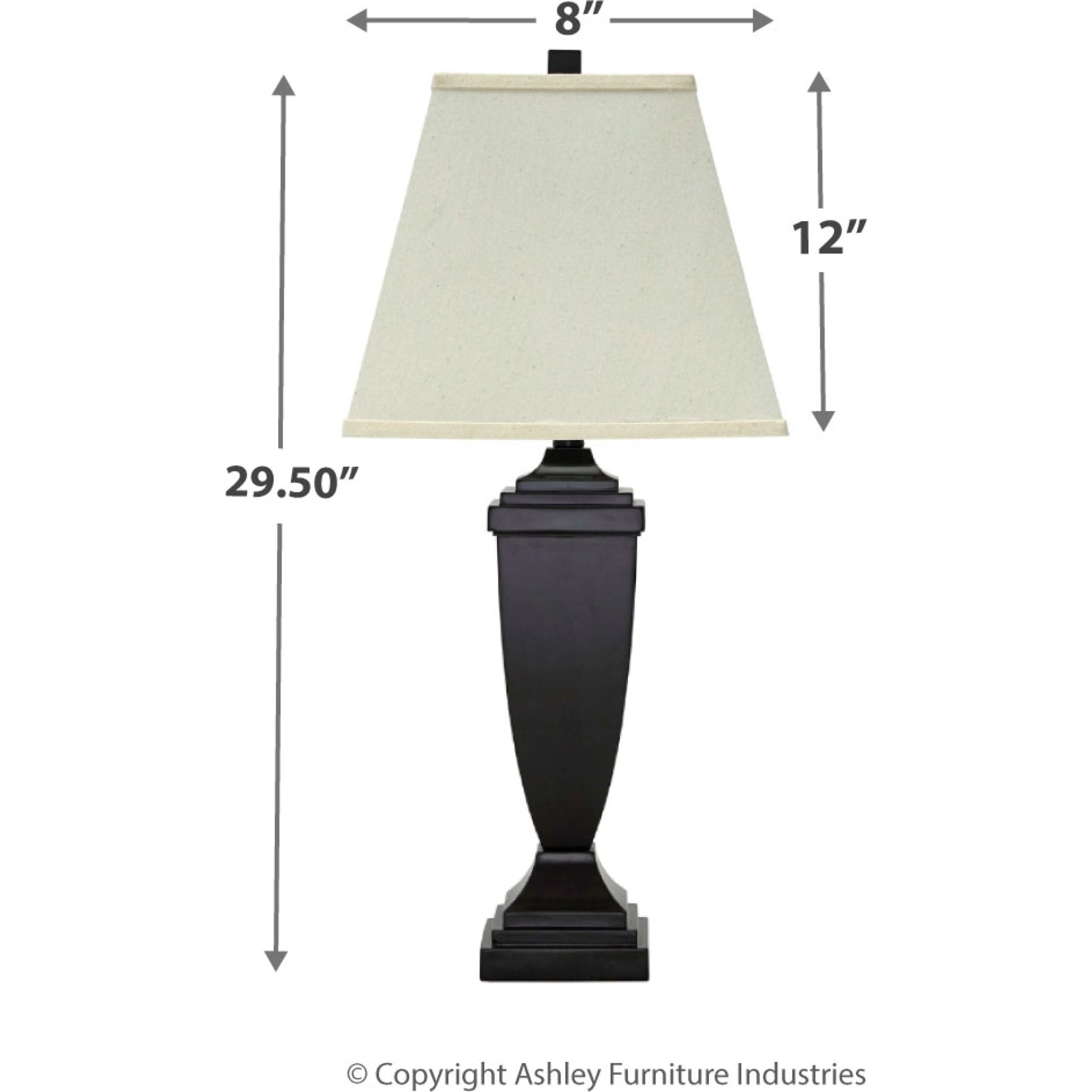 Amerigin Bronze Finish Table Lamp Pair - 29.50