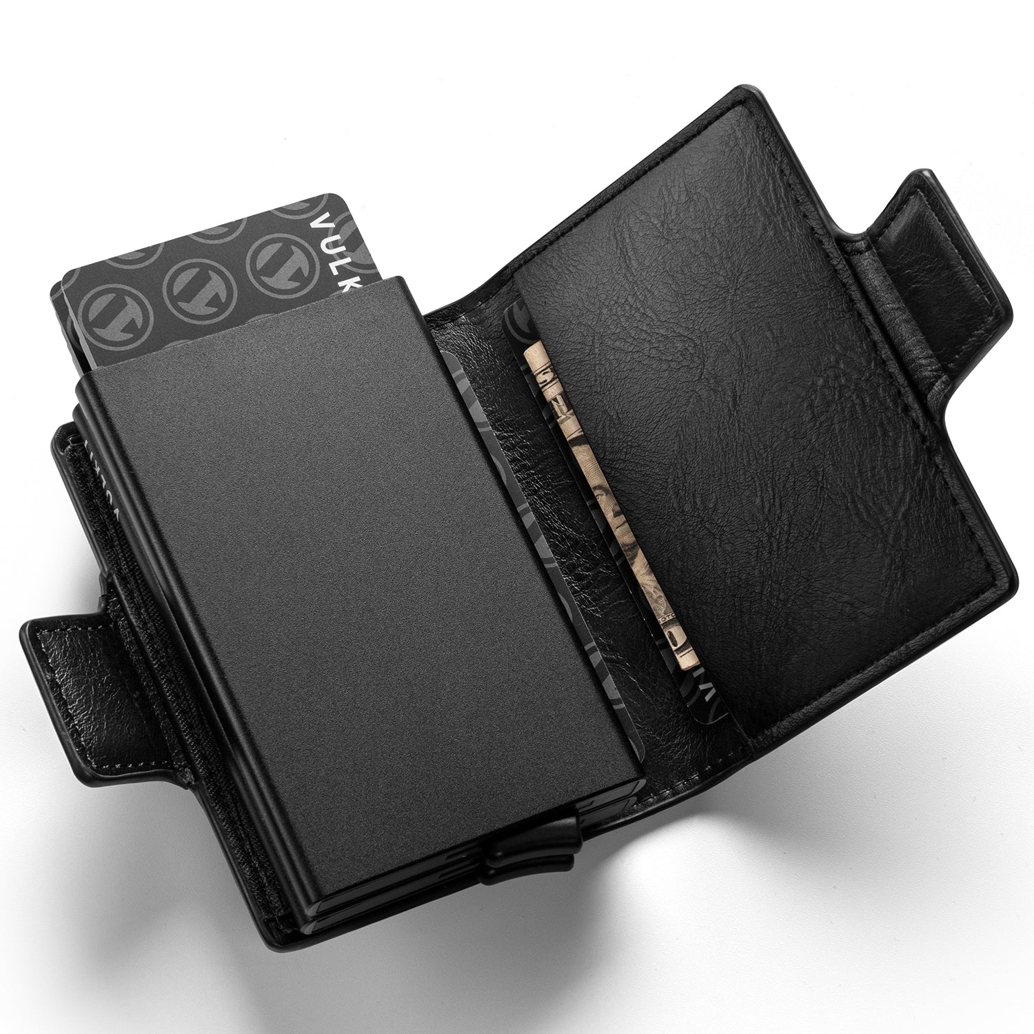 VC200d Double Aluminum Card Holder - Slim RFID Blocking Wallet for Men & Women - Holds 12+ Cards - Perfect for Travel, Business & Everyday Use