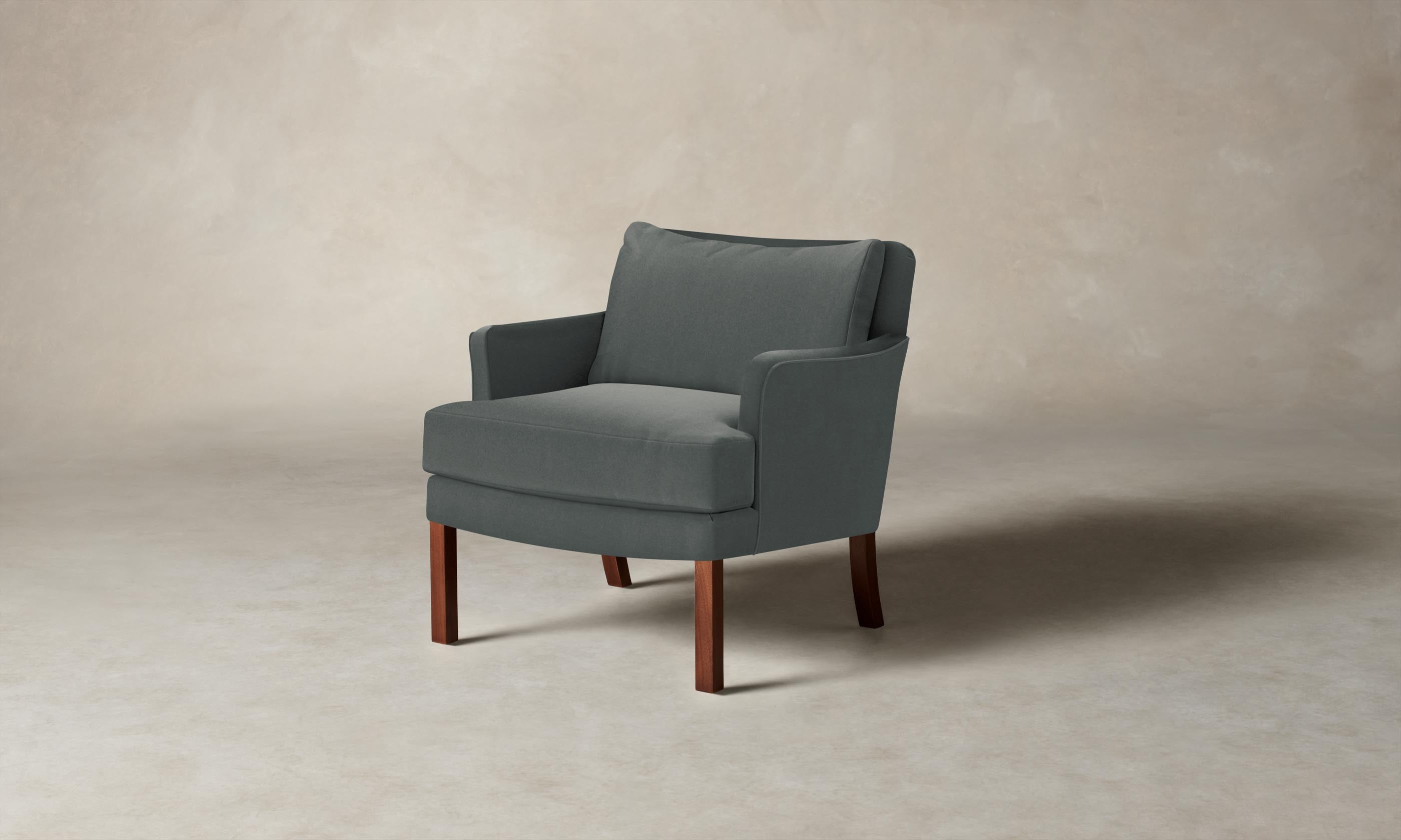 Premium Mohair Fog Kaye Chair - Luxurious & Comfortable Accent Chair for Living Room, Bedroom, or Office - Perfect for Relaxing, Reading, or Adding Elegant Style to Any Space
