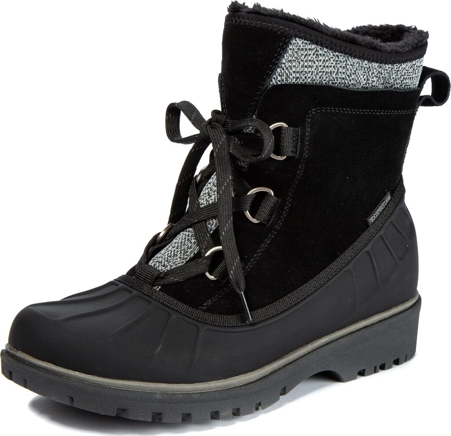 BareTraps Springer Women's Winter Ankle Boots - Waterproof Leather Booties for Women, Comfortable Slip-On Shoes with Cushioned Insoles | Perfect for Casual Outfits, Work, and Outdoor Activities