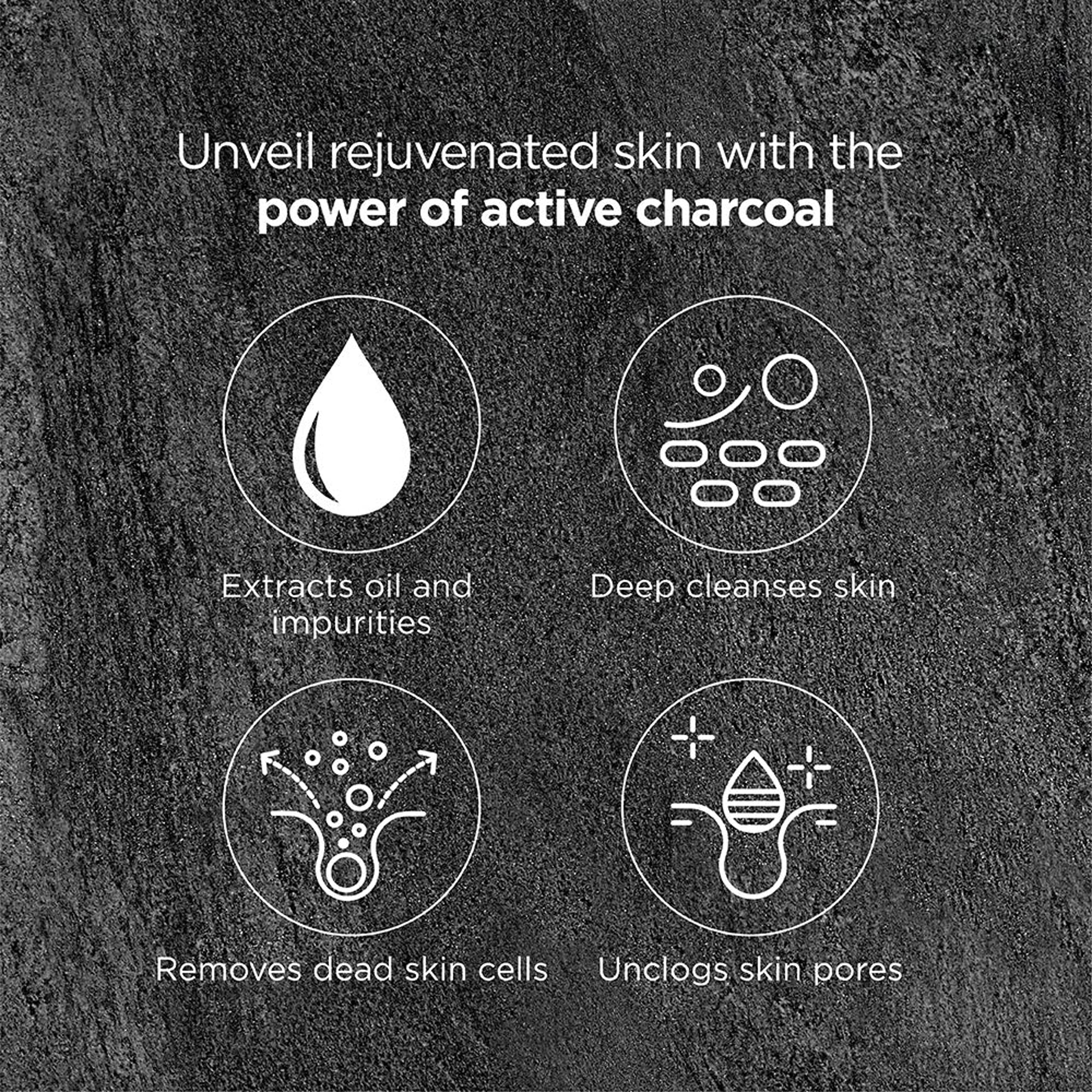 Dravida Organics Charcoal Face Wash for Oily Skin - Activated Charcoal & Coffee Infused Deep Cleansing Facial Cleanser (100ml) - Best for Acne Prone Skin & Blackhead Removal - Daily Skincare Routine