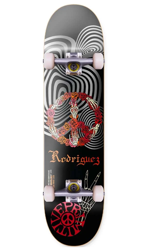 Primitive Good For Life Rodriguez Skateboard Deck 7.75 Inch - Perfect for Street Skating, Tricks, and Skate Park Adventures