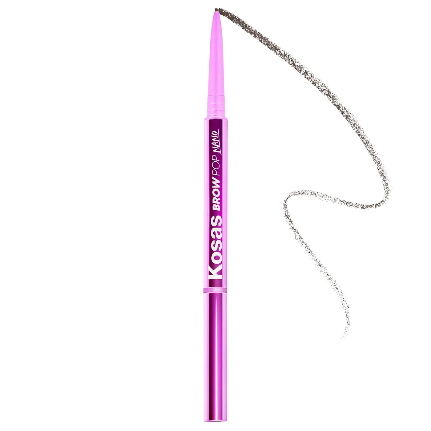Kosas Brow Pop Nano Ultra Fine Detailing & Feathering Eyebrow Pencil - Natural-Looking Brows for All-Day Wear (Multiple Shades) | Perfect for Everyday Makeup & Professional Brow Styling
