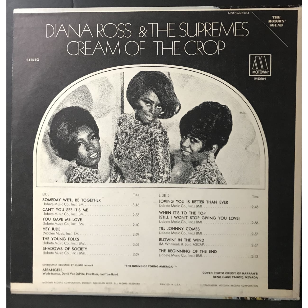Original Diana Ross & The Supremes Signed Album with JSA COA - Autographed by Diana Ross & Mary Wilson - Perfect for Music Collectors & Vintage Vinyl Enthusiasts