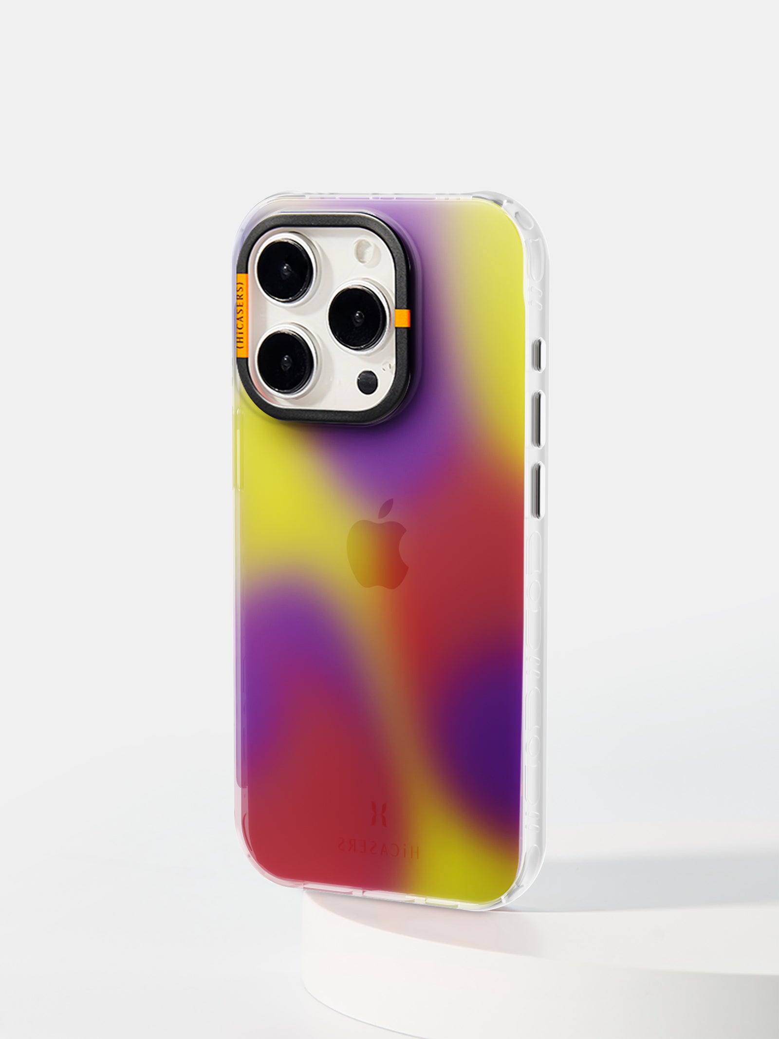 Gradient Light Dot Iridescent Phone Case - Yellow | Trendy Protective Cover for iPhone & Samsung | Perfect for Everyday Use & Fashion Accessories