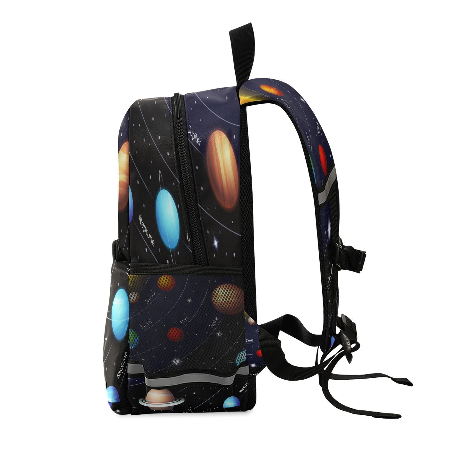 Solar System Planet Backpack for Kids - Boys & Girls Toddler Bookbag with Leash, Preschool & Kindergarten School Bag, Elementary Daypack for Travel, Nursery & Primary Students - Perfect for School, Daycare & Outdoor Adventures