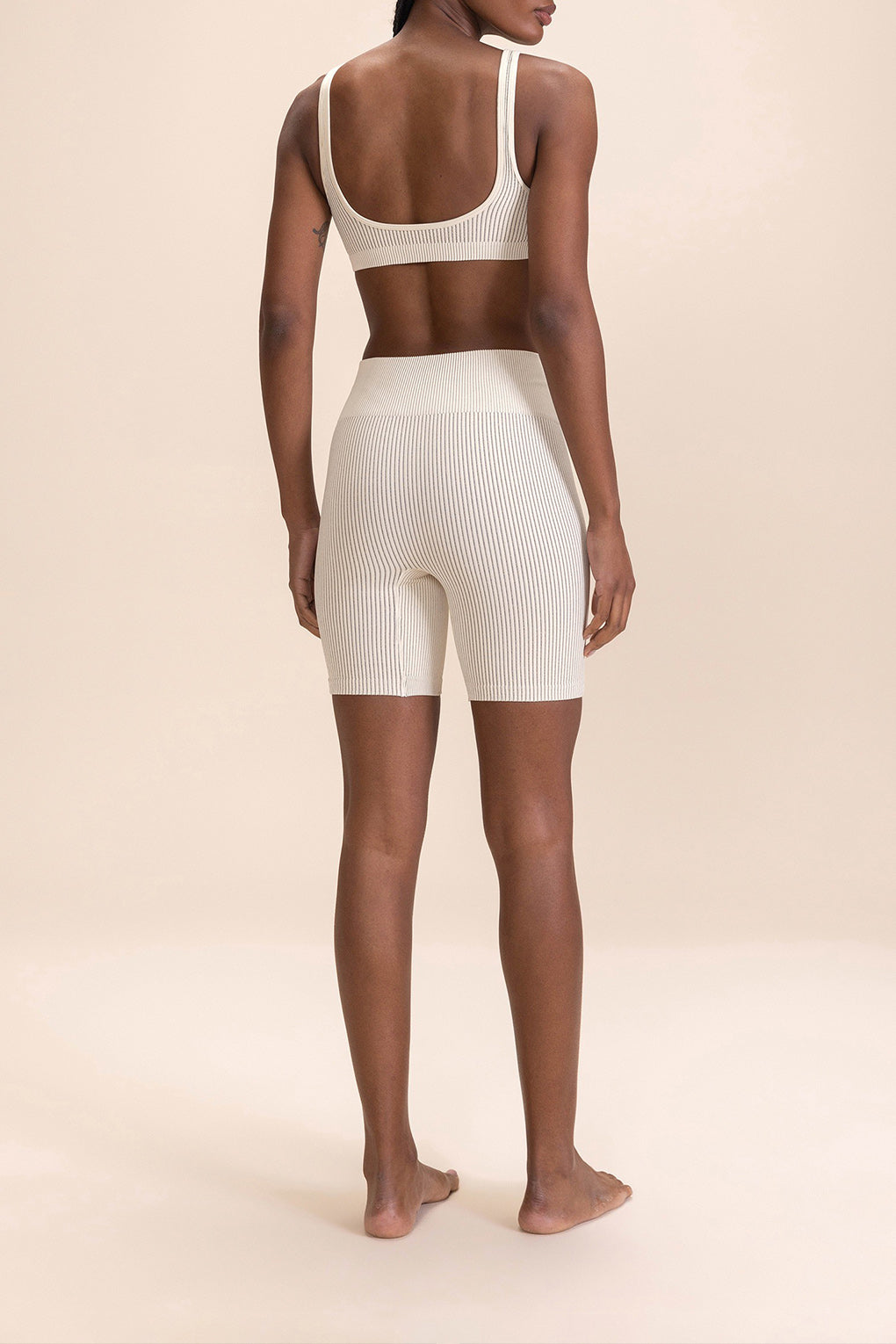 High Waist Ribbed Seamless Shorts for Women - Comfortable Stretchy Yoga Workout Shorts - Perfect for Gym, Running, Lounge & Sleep