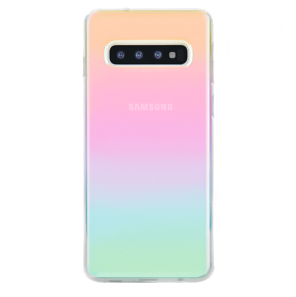 Samsung Galaxy Phone Case with White Opal Design - Slim Protective Cover for Everyday Use, Work, and Travel