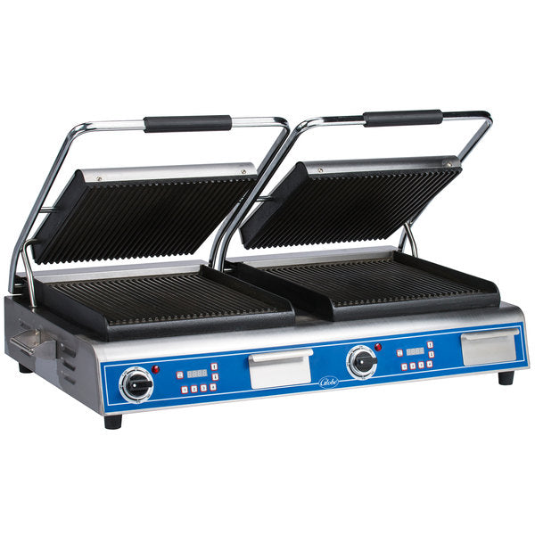 Deluxe Double Sandwich Grill with Grooved Plates - Dual 15