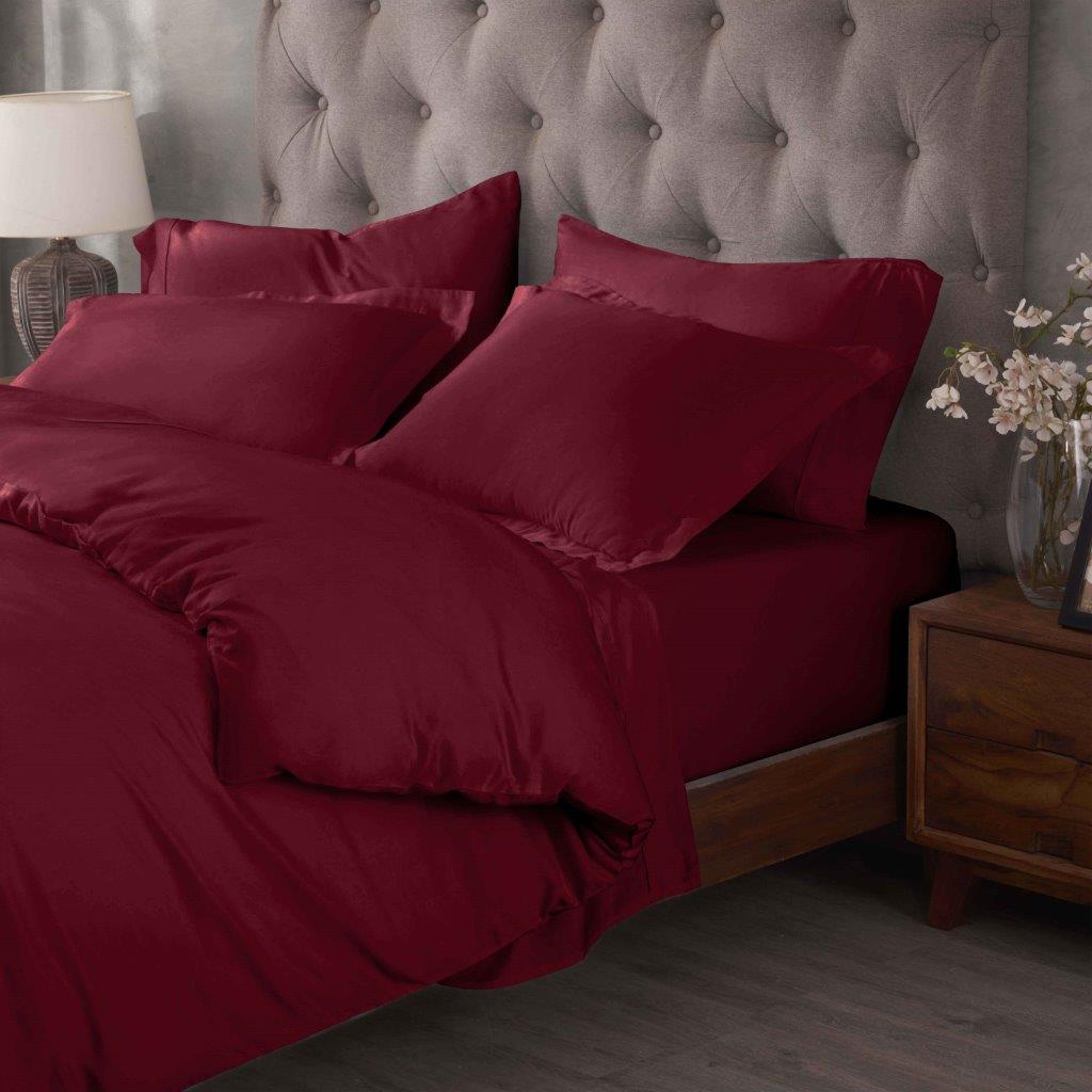 Premium Egyptian Cotton 400 Thread Count Duvet Cover Set - Ultra Soft & Breathable Bedding for Luxury Hotels & Master Bedrooms