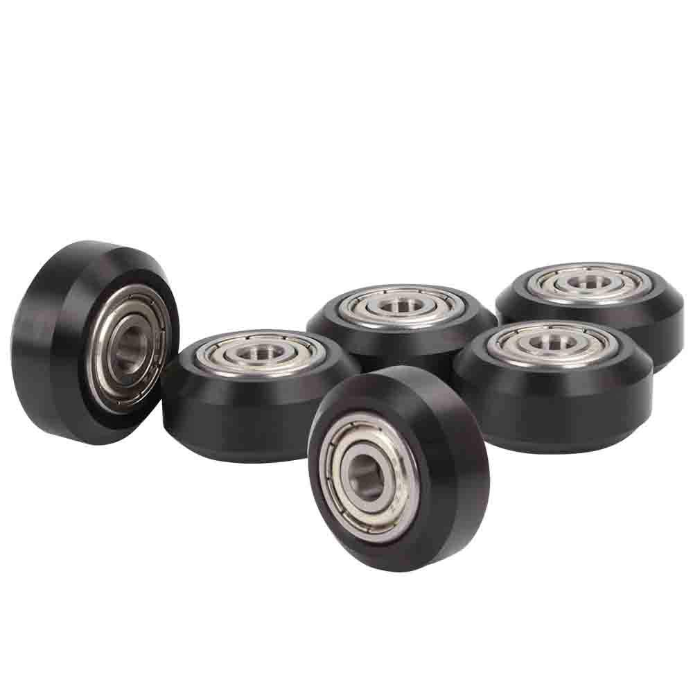 Creality 3D Printer POM Wheel Plastic Pulley Linear Bearing - Compatible with Ender 3, Ender 3 Pro, Ender 3 V2, Ender 3 Max, Ender 3 S1, Ender 5, CR-10 & Neptune 3 Pro (10-Pack) - Perfect for Smooth Axis Movement & 3D Printer Maintenance