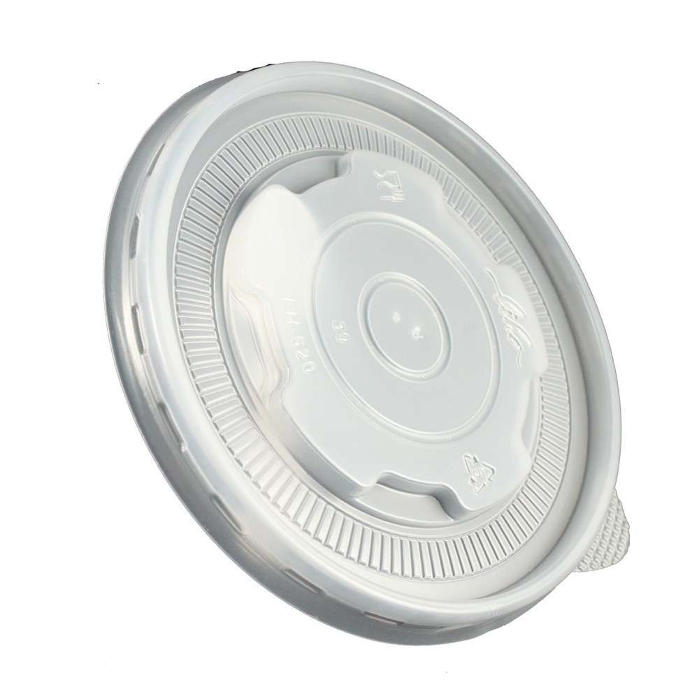 600-Pack Flat Lids for 20 oz Yocup Paper Ice Cream Cups - Perfect for Frozen Desserts, Shakes & Takeout Treats - Bulk Food Service Supplies for Ice Cream Shops & Catering Businesses