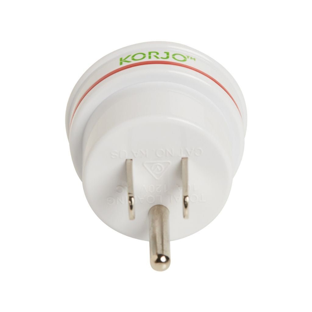 Korjo USA Travel Adapter - Universal All-in-One Power Plug Converter for International Travel - Perfect for Laptops, Phones & Devices in Hotels, Airports & Abroad