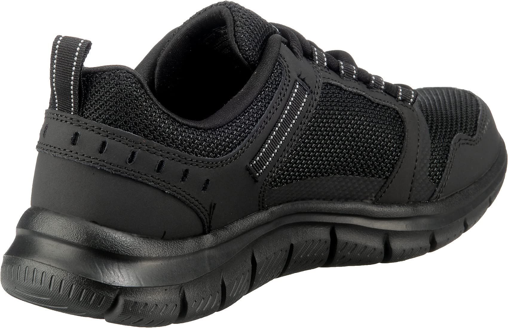 Skechers Men's Track KNOCKHILL Black Running Shoes Size 13 - Lightweight Comfort for Jogging, Walking & Casual Wear