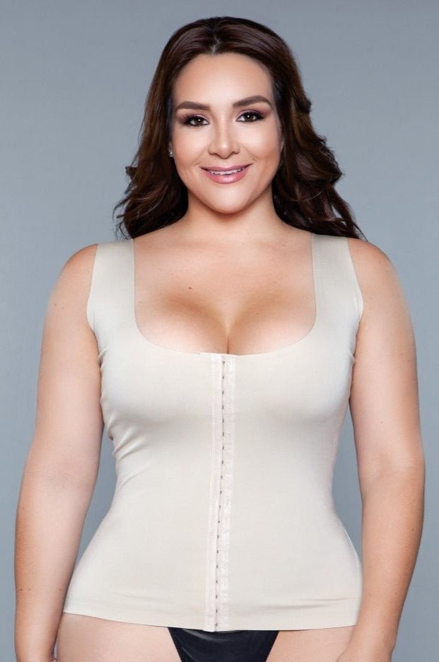 BeWicked Women's Miraculous Shapewear Top 2041 - Seamless Tummy Control Bodysuit for Smoothing & Slimming - Perfect for Dresses, Workwear & Special Occasions